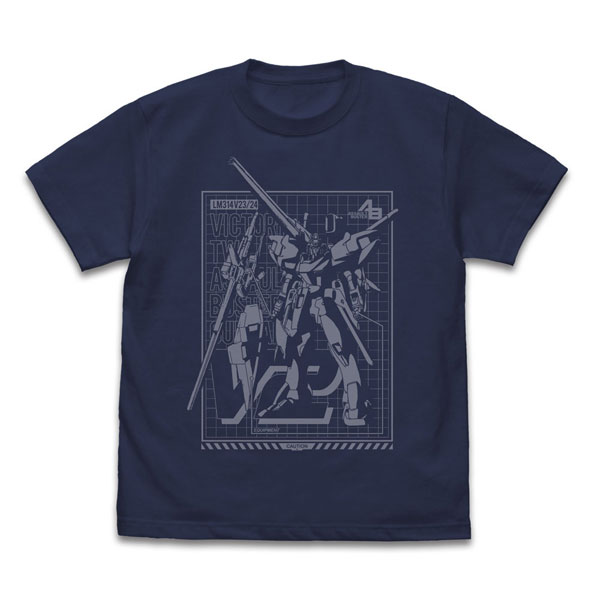 機動戦士Vガンダム V2アサルトバスターガンダム Tシャツ/INDIGO-L[コスパ]