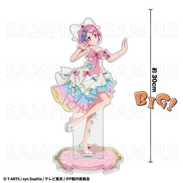 プリパラ さんくす・ハッピーリボンコーデ 特大アクリルスタンド