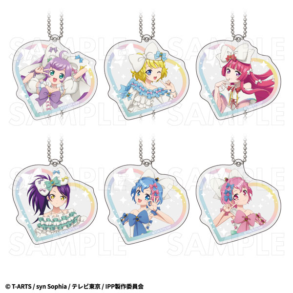 プリパラ さんくす ハッピーリボンコーデ トレーディングアクリルキーホルダー プリパラ さんくす・ハッピーリボンコーデ トレーディングアクリル