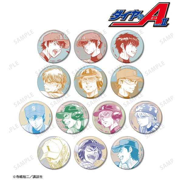 原作「ダイヤのA act II」 トレーディング原作コマ缶バッジ vol.3　13個入りBOX[アルマビアンカ]《在庫切れ》