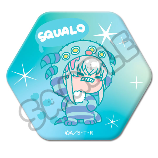 TVアニメ『家庭教師ヒットマンREBORN！』第2弾 六角形缶バッジ M-SJ (S・スクアーロ)[シンクイノベーション]《在庫切れ》