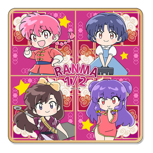 らんま1/2 マグネットステッカー らんま＆あかね＆シャンプー