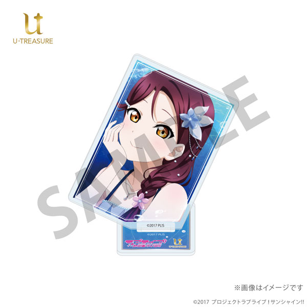 【限定販売】ラブライブ！サンシャイン！！ カード型アクリルスタンド アニバーサリーネックレスver. 桜内梨子[ユートレジャー]《在庫切れ》