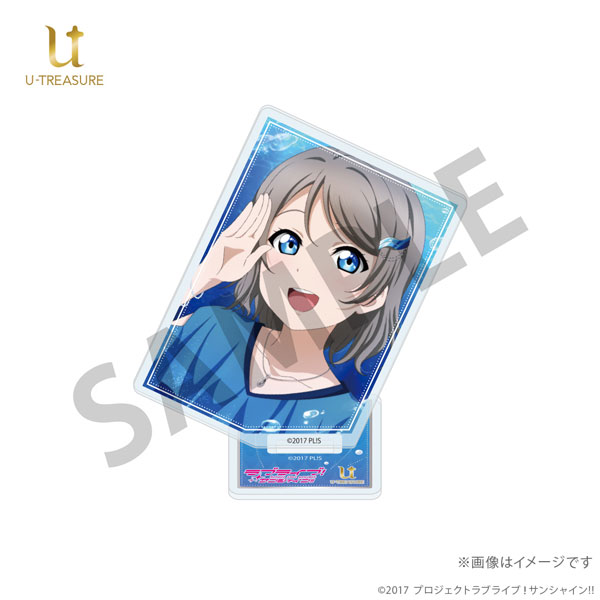 ユニオンアリーナ　渡辺 曜 SECアニバーサリー 限定販売】ラブライブ！サンシャイン！！ カード型アクリルスタンド