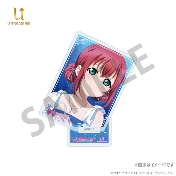 【限定販売】ラブライブ！サンシャイン！！ カード型アクリルスタンド アニバーサリーネックレスver. 黒澤ルビィ[ユートレジャー]《発売済・在庫品》
