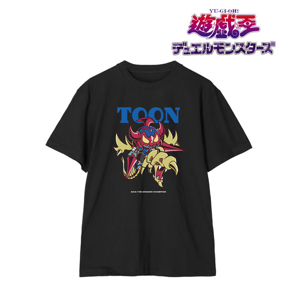 遊☆戯☆王デュエルモンスターズ 竜騎士ガイア トゥーン・ワールド テイストデフォルメ 第4弾 Tシャツ メンズ S[アルマビアンカ]