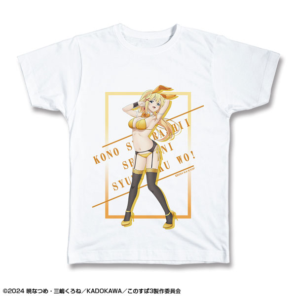 この素晴らしい世界に祝福を！3 Tシャツ XLサイズ デザイン03(ダクネス/バニー風水着ver.)[描き下ろし][ライセンスエージェント]