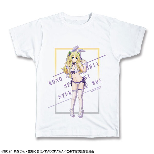 この素晴らしい世界に祝福を！3 Tシャツ XLサイズ デザイン04(アイリス/バニー風水着ver.)[描き下ろし][ライセンスエージェント]