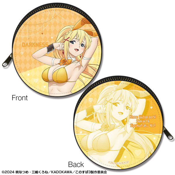 この素晴らしい世界に祝福を！3 まるっとレザーケース デザイン03(ダクネス/バニー風水着ver.)[描き下ろし]（再販）[ライセンスエージェント]《０６月予約》