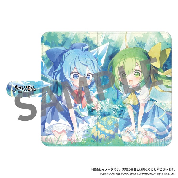 東方LostWord 手帳型スマホケース 15 チルノ＆大妖精 「わくわくエッグハント」[AKIBA-HOBBY/イザナギ]《発売済・在庫品》