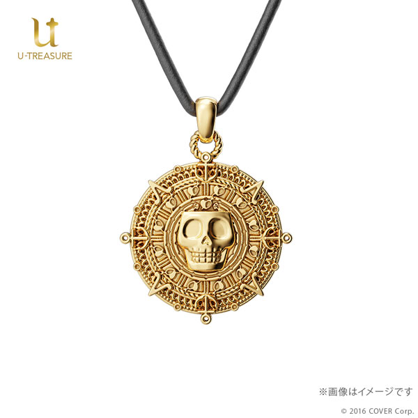 限定販売】【特典】ホロライブ 宝鐘マリン コインネックレス 革