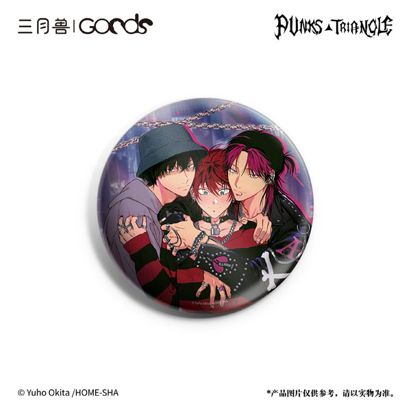 ≪PUNKS△TRIANGLE≫ マンガRe：Dating シリーズ ビッグ缶バッジ A[マーチ・モンスター]《発売済・在庫品》