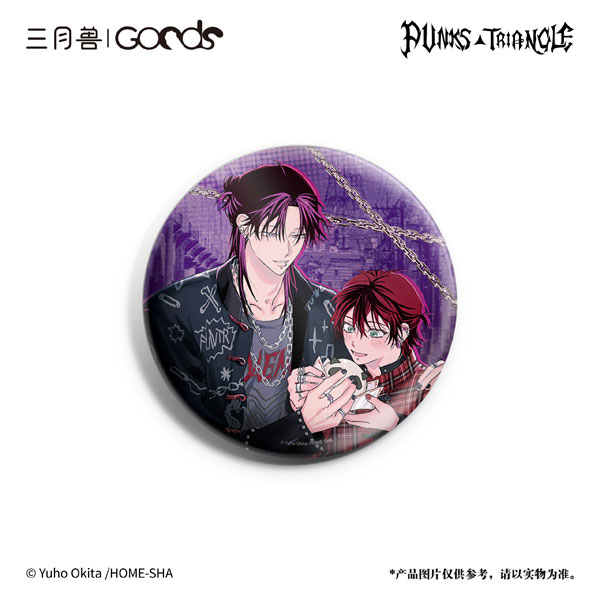 ≪PUNKS△TRIANGLE≫ マンガRe：Dating シリーズ ビッグ缶バッジ B[マーチ・モンスター]《発売済・在庫品》