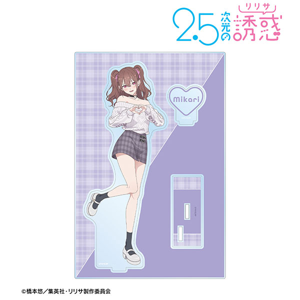 描き下ろし 橘美花莉 チェック柄コーデver. キャラファイングラフ 描き下ろし 橘美花莉 チェック柄コーデver. キャラファイン
