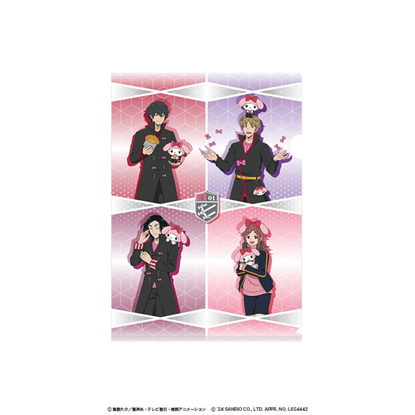 ワールドトリガー×サンリオキャラクターズ クリアファイル 太刀川隊[Up