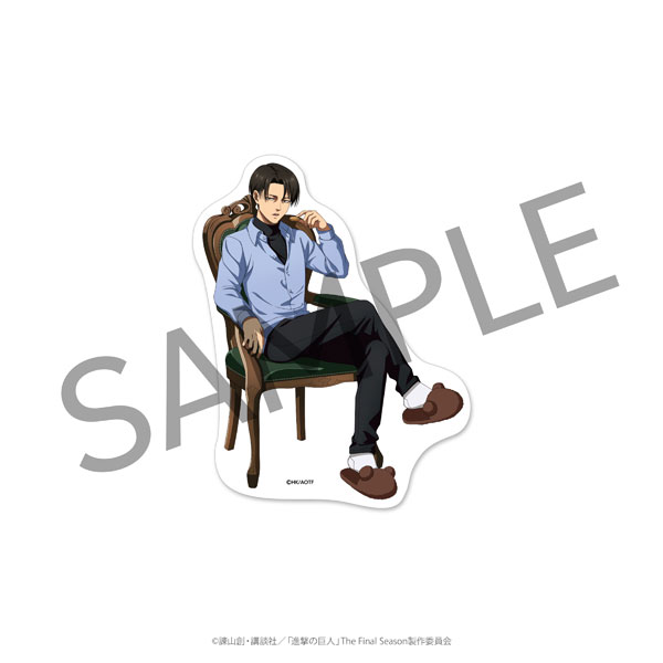3 o’clock 進撃の巨人 ダイカットステッカー(リヴァイ)[TOKYOGETS]《発売済・在庫品》