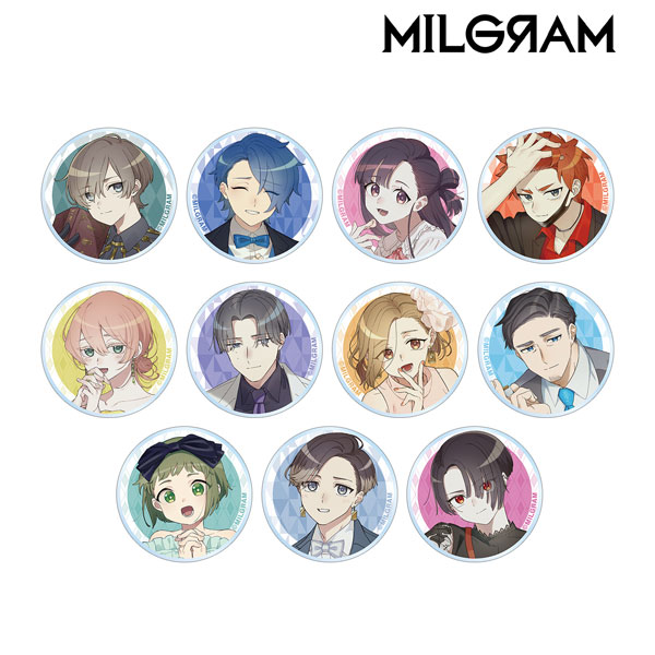MILGRAM -ミルグラム- 描き下ろしイラスト トレーディングアクリルステッカー 11個入りBOX[アルマビアンカ]《在庫切れ》