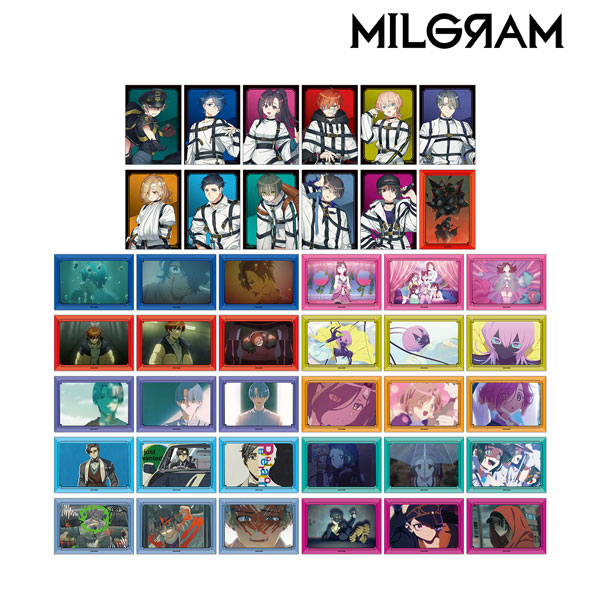 MILGRAM 第二審 アニメイト特典 ブロマイド MILGRAM -ミルグラム- 第二審トレーディングブロマイド3枚セット 14個