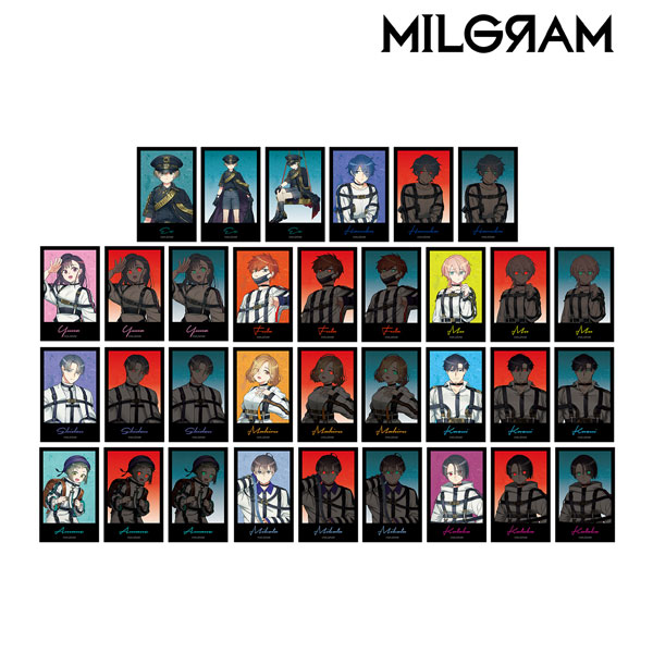 MILGRAM３枚セット‼️ MILGRAM -ミルグラム- 第一審 トレーディングイラストカード3枚セット