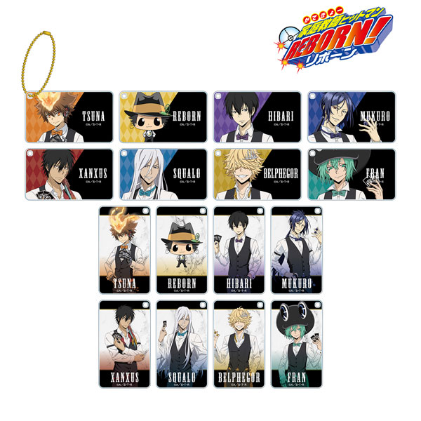 家庭教師ヒットマンREBORN！ 描き下ろし カジノver. トレーディングスクエアアクリルキーホルダー 16個入りBOX[アルマビアンカ]《在庫切れ》