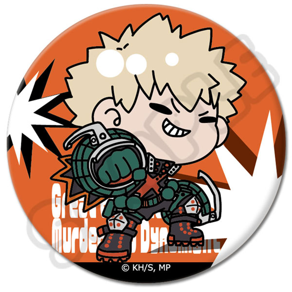TVアニメ『僕のヒーローアカデミア』みんなmochocho化大作戦！第2弾 丸形缶バッジ(57mm)M-SA(爆豪勝己)[シンクイノベーション]《在庫切れ》