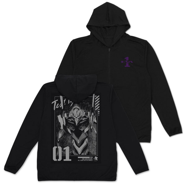 EVANGELION エヴァ初号機 薄手ドライパーカー/BLACK-L（再販）[コスパ