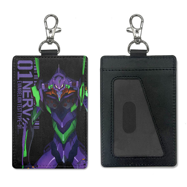 EVANGELION エヴァ初号機 パスケース(ナスカン付き)[コスパ