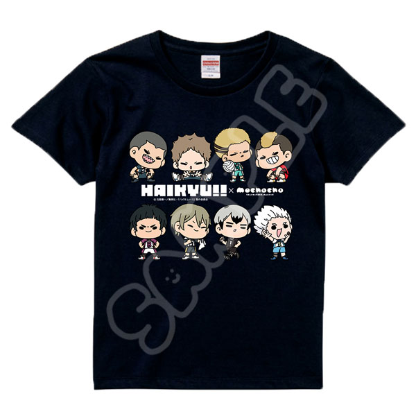 「ハイキュー！！」みんなmochocho化大作戦！第5弾 Tシャツ M-CA(集合) ブラック Lサイズ[シンクイノベーション]