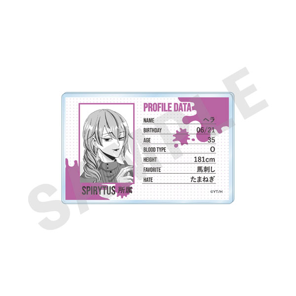 「拷問バイトくんの日常」 プロフィールアクリルカード(ヘラ)[coly]