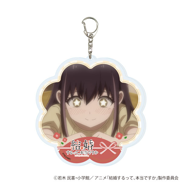 デカアクリルキーホルダー「結婚するって、本当ですか」02/本城寺莉香(場面写イラスト)[A3]《在庫切れ》