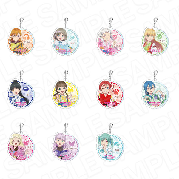 ラブライブ！スーパースター！！ アクリルチャームストラップ 和風ドレス ver 11個入りセット[コンテンツシード]《０４月予約》
