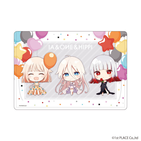 キャラクリアケース「IA/OИE/HIPPI」02/お祝いver.(ミニキャライラスト)[A3]