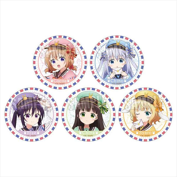 ご注文はうさぎですか？ BLOOM トレーディング缶バッジ 郵便屋ver. 5個入りBOX[ベルハウス]《在庫切れ》
