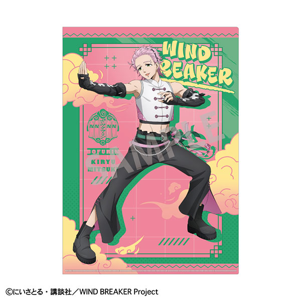 WIND BREAKER A4シングルクリアファイル 桐生三輝 チャイナアクション[カミオジャパン]