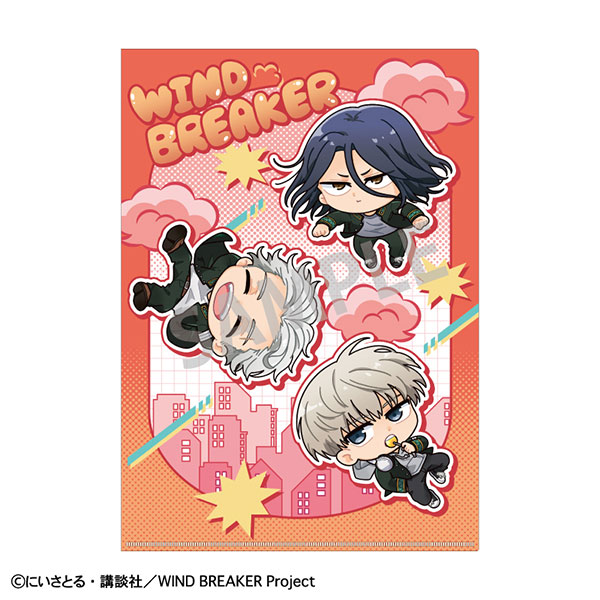 WIND BREAKER A4シングルクリアファイル B おっこち[カミオジャパン]