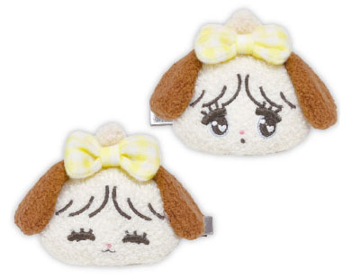 mikko illustrations ぬいぐるみヘアクリップ スフレ[ティー・シー・ピー]