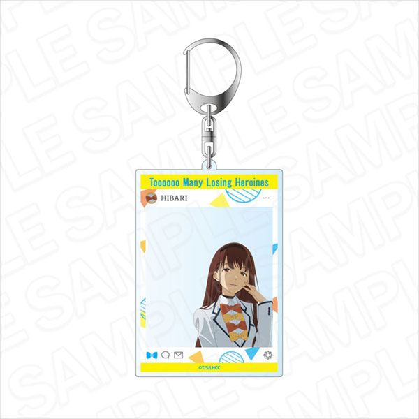 負けヒロインが多すぎる！ コミケ限定 匂わせSNS風アクリルチャーム　コンプ5種 グッズ-チャーム】負けヒロインが多すぎる！ 匂わせSNS風