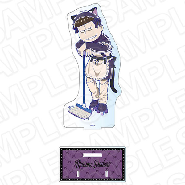 おそ松さん リボン付きデカアクリルスタンド 一松 ジャージメイド ver.[コンテンツシード]《在庫切れ》