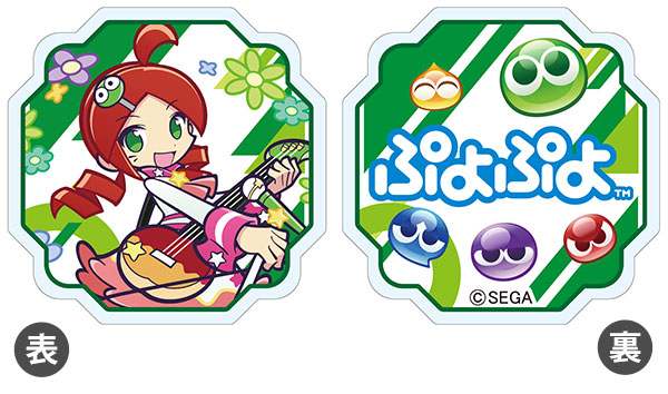 ぷよぷよ アクリルクリップ オンステージのりんご[みどびよ！]