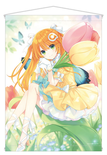 あみこちゃん タペストリー 花ざかりのあみこシリーズ チューリップ イラスト：つなこ[あみあみ]《発売済・在庫品》
