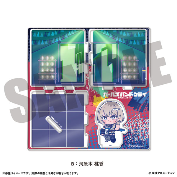 アニメ「ガールズバンドクライ」 アクリルジオラマ B 河原木桃香[MENEGI]