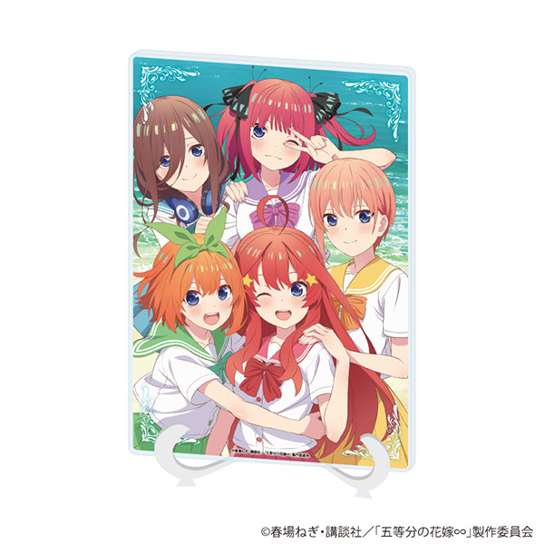 アクリルアートボード(A5サイズ)「五等分の花嫁∽」05/集合デザイン(公式イラスト)[A3]