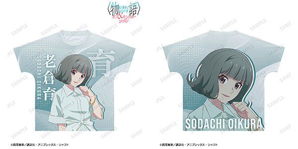 〈物語〉シリーズ オフ＆モンスターシーズン 老倉育 フルグラフィックTシャツ ユニセックス S[アルマビアンカ]《在庫切れ》