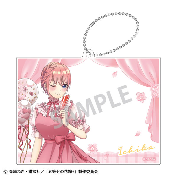 五等分の花嫁 フォトフレームアクリルキーホルダー 中野一花 桜アフタヌーンティー[カミオジャパン]