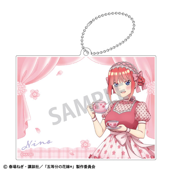 五等分の花嫁 フォトフレームアクリルキーホルダー 中野二乃 桜アフタヌーンティー[カミオジャパン]