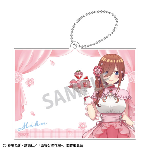 五等分の花嫁 フォトフレームアクリルキーホルダー 中野三玖 桜アフタヌーンティー[カミオジャパン]