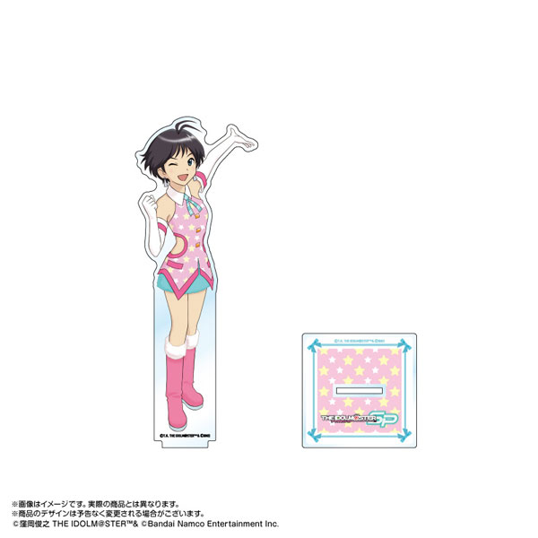 アイマス GiGO スタンド付きデフォルメアクリルキーホルダー 菊地真 アイマス GiGO スタンド付きデフォルメアクリルキーホルダー