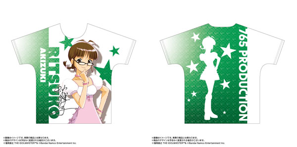 アイドルマスター フルグラフィックTシャツ 秋月律子 First ver.[あみあみ]【送料無料】《発売済・在庫品》