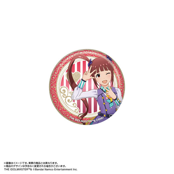 アイドルマスター ミリオンライブ！ グリッター缶バッジ 松田亜利沙