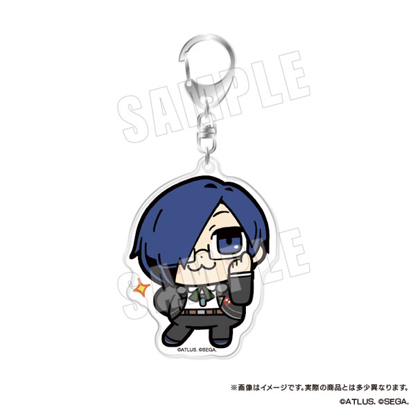 ペルソナ3 リロード 主人公×ぶくぶ おおきめアクリルキーホルダー 06.学力 ランク6（再販）[empty]《発売済・在庫品》